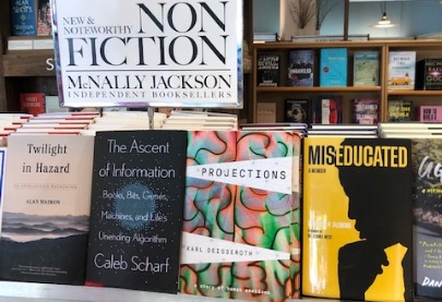 Projections among the New and Noteworthy Non Fiction at McNally Jackson Independent Booksellers
